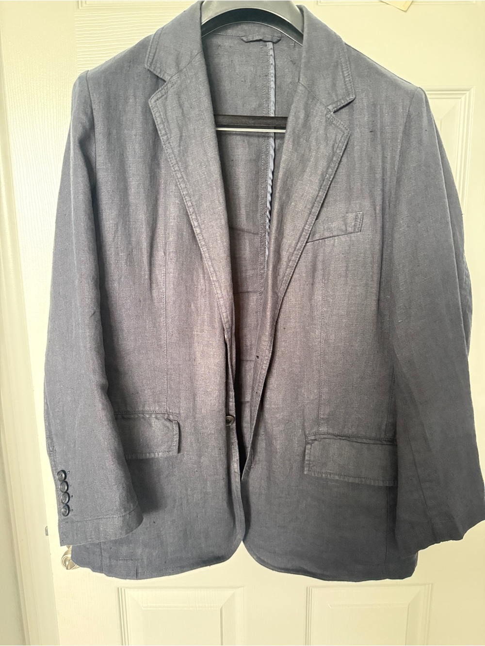 Burberry Navy Blue Men's Linem Blazer Jacket